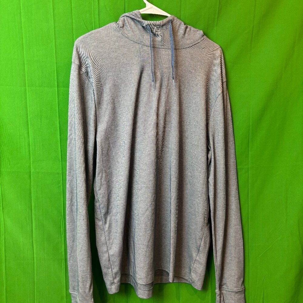 J.Crew Cadet Blue Flex Hoodie — Size L